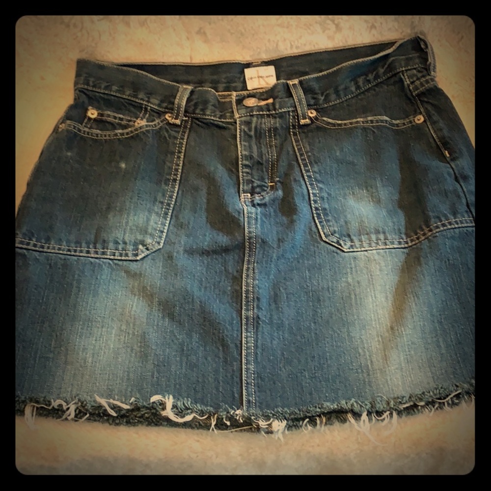 Calvin Klein denim skirt